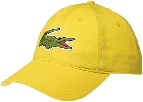 Lacoste muški veliki Croc keper podesivi šešir s kožnom trakom