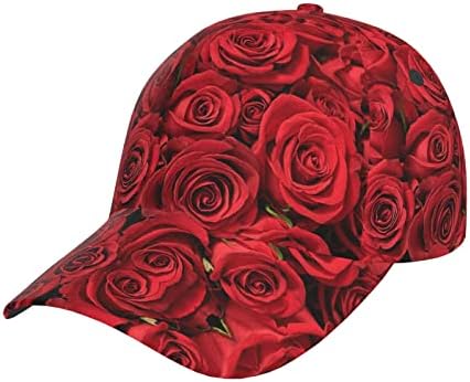 Bejzbol kapa od cvijeta ruže za muškarce i žene, bejzbol kapa za odrasle, za trčanje treninga i aktivnosti na otvorenom tokom svih