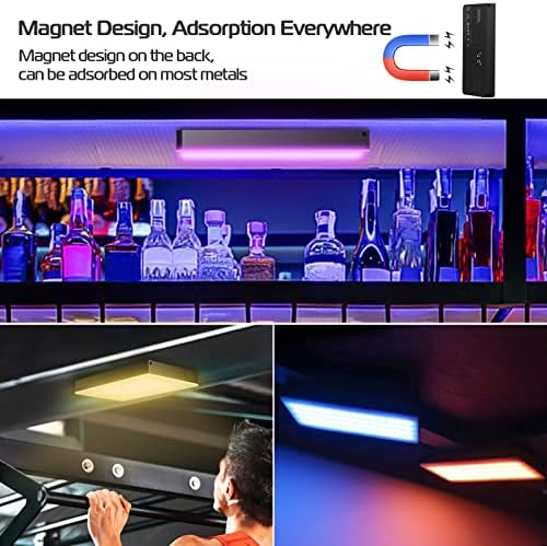 Ulanzi PL-01 RGB Video svjetlo, prijenosni LED svjetlosni Panel 0-360 u punoj boji, CRI 95+ 2500-9000K LED Video svjetlo, 4000mAh