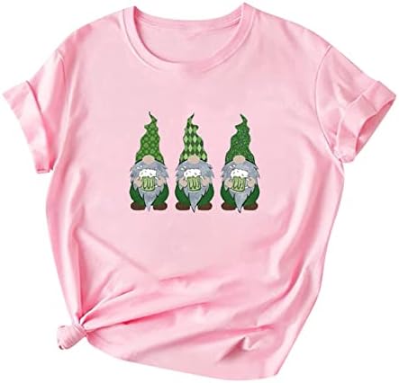 Ženske casual osnovne majice Loose Finding Funny Gnomes majica Ljetna grafička bluza vrhovi
