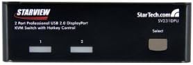 StarTech.com SV231DPU 2 Port profesionalni USB DisplayPort KVM prekidač sa kontrolom interventnih tastera