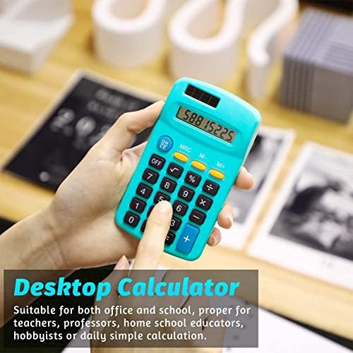 Kalkulator džepne veličine 8-cifreni prikaz osnovni kalkulator solarna baterija Mini kalkulator dvostruke snage za studente desktop