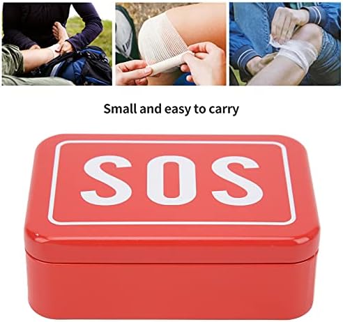 Eulbevoli oprema za hitne slučajeve Toolbox, kontejner u boji za preživljavanje oprema za preživljavanje prenosiva SOS kutija od nerđajućeg
