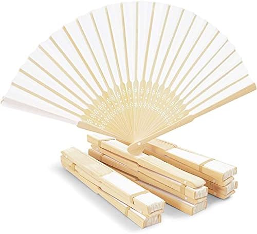Juvale bambus sklopivi ventilatori, ručni ventilator