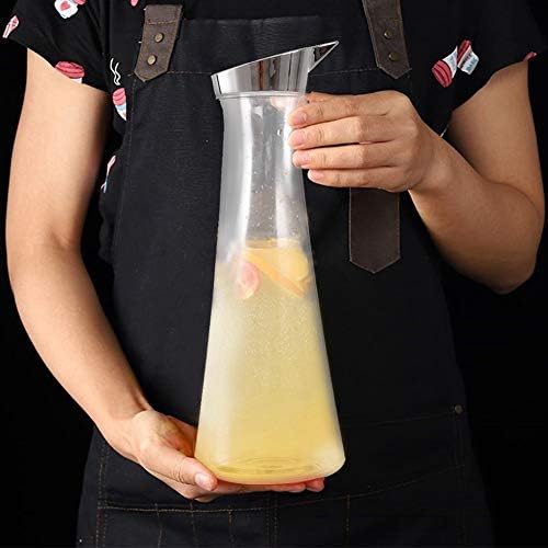 1.4L / 47oz akrilna prozirna boca soka Prozirni sok boca soka Juice Juice JUG sa poklopcem za vodu, ledeni čaj, sok, piće, mlijeko,