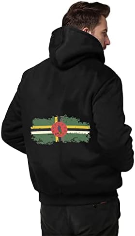 Dominica Grunge Zastava muška jakna flis topli zimski kaput štampani Casual topovi teška odjeća