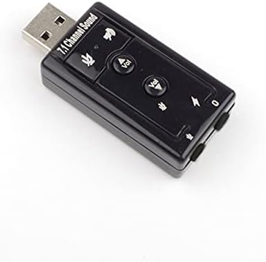 profectlen USB zvučna kartica 7.1 kanal USB Vanjska zvučna kartica 3D Surround zvuk sa dugmetom za kontrolu zvučne kartice