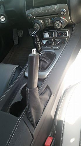 Redlinegoods Shift Boot kompatibilan sa Chevrolet Camarom 2010-12. Crno / srebro