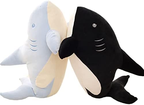 Ssxgslbh igračka s morskim psima punjena mekana riba lutka plišani morski pas jastuk jastuk za božićni rođendan poklon