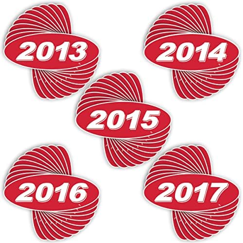 Versa Tags 2013 2014 2017 Ovalna modelna godina prodavača automobila naljepnice s ponosom izrađene u SAD-u ovalni model Naljepnice