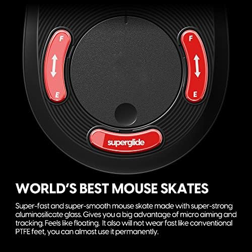 Superglide-najbrže i najglatkije mišje noge / klizaljke napravljene od Ultra jakog besprijekornog stakla Super brzo glatkog i izdržljivog