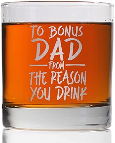 Promocija & izvan BONUS Tata iz razloga pijete Whisky Glass-Funny poklon za korak očevi korak-tate ujak deda od kćeri sin supruga-Dan