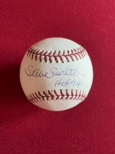 Steve Carlton, autografirao službeni bejzbol W / Hof Ins. - AUTOGREMENA BASEBALLS