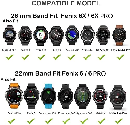 CEKGDB 22 26mm traka u modnom stilu za Forerunner 935 Quatix5 S60 sat najlonska narukvica za Garmin Fenix 5x 5 Plus 6X 6 Pro traku