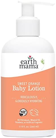Zemlja Mama bathtime Bundle / slatka narandžasta Kastilja za pranje beba & amp; hidratantni losion za Neven