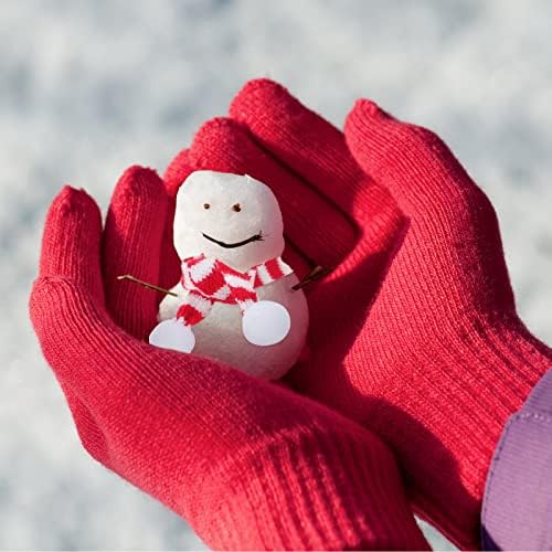 Luozzy 18pcs mini pleteni šal minijaturni snjegovinski šal mini lutka šal mini santa claus šal božićni pleteni šal za bocu za boce