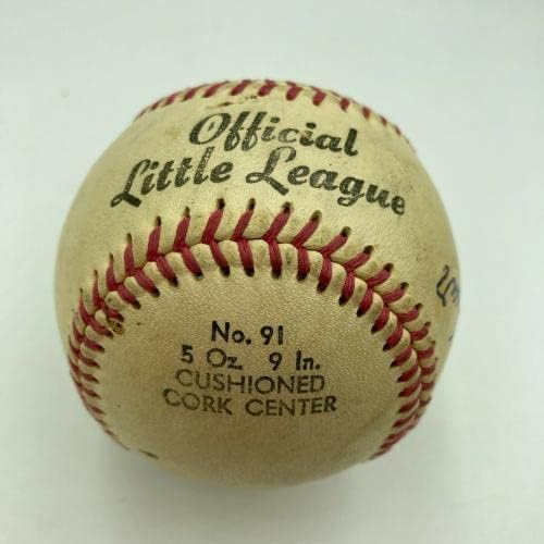 Eddie Mathews igra danima potpisali su bejzbol vintage 1950 sa JSA COA - autogramiranim bejzbolama