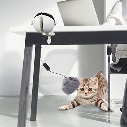 Oallk pametna mačka igračka kugla za teaser igračke za mačku interaktivna puzzle električna automatsko podizanje plišano kugla