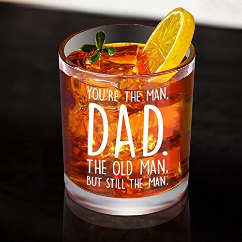 Waipfaru Tata pokloni, ti si čovjek Tata Whisky Glass, otac' s dan rođendan Božićni pokloni za tatu otac mu muškarci muž od kćeri