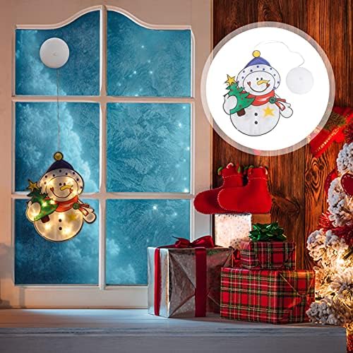 SOIMISS silueta vanjski Home Tree Claus upravlja Božić Show dekorativni svjetlucavi plafon prodavnica Led dnevni prozor prozori no
