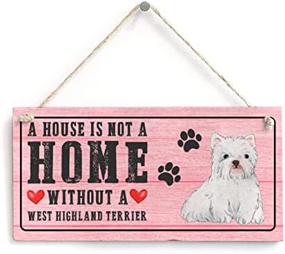 Ljubitelji pasa Znak Boston Terrier Kuća nije dom bez pasa Funny Wood Dog Sign Dog Memorial Plaketa Rustikalna kuća Signi 8x16 inčni