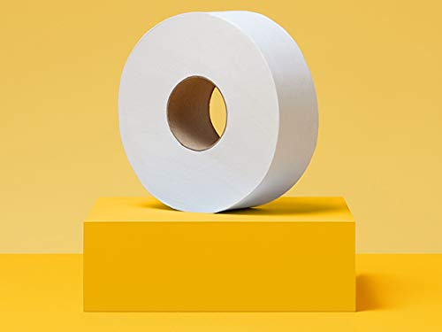 Commercial FSC certificirani 2-slojni bijeli 9 Jumbo Roll toaletni papir, septički sef, kompatibilan sa univerzalnim dozatorima, 1000 stopa po roli -12 rolni