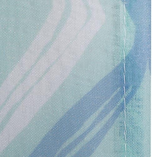Deconovo Dekorativne zavjese Filtriranje vala WAVE tkani Voile Panel Sheer zavjese sa Grummettom vrhom za dnevni boravak 52x95 inčni