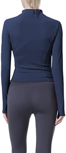GRAJTCIN Lagana rastezljiva vježba za atletsku vježbu Potpuna zip up trčanje jakne za žene