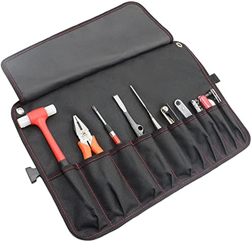 Torba za teške alate za alat Organizator alata Roll up torba za alate sa 10 džepova za održavanje električara