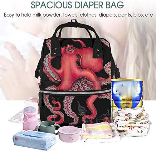 Octopus isprepleteni ruksak ruksaka pelena torba za pelene rame natppy torba Veliki kapacitet za njegu beba