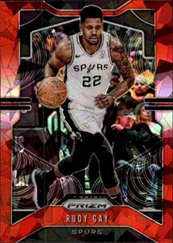2019-20 Panini Prizm Prizms Red Ice 135 Rudy Gay San Antonio Spurs NBA košarkaška trgovačka kartica