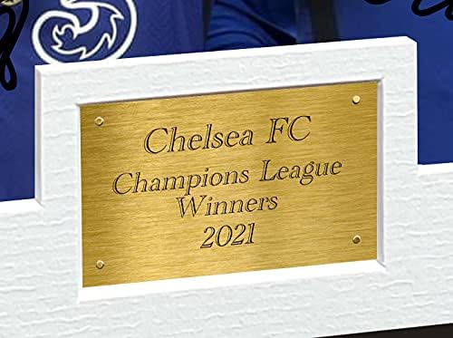 Kitbags & ormarići 12x8 A4' 2021 pobjednici Lige prvaka ' Chelsea FC Werner Mount James Kante Havertz Tuchel Azpilicueta potpisan