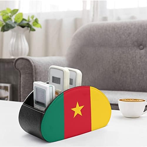 Zastava Kameruna TV Držač za daljinsko upravljanje Organizator za pohranu s 5 odjeljaka za kućnu uredsku radnu površinu