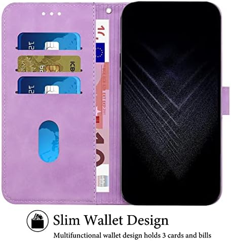 HongLiang Navlaka za telefon torbica za novčanik kompatibilna sa Samsung Galaxy A21s, Vintage PU kožna futrola za telefon Magnetic