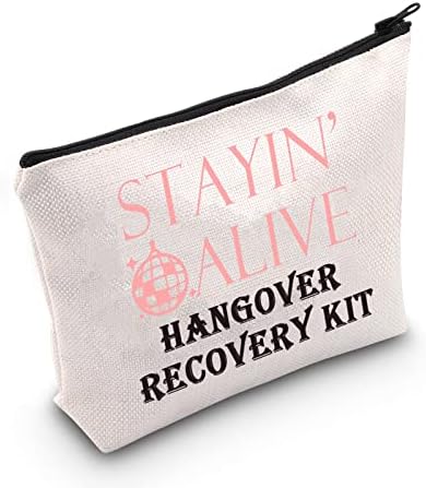 MNIGIU Stayin 'Alive Kit za mamurluk torba Bachelorette Hangover Survival Kit Disco tematske torbe Bachelorette Party Poklon djevojke'