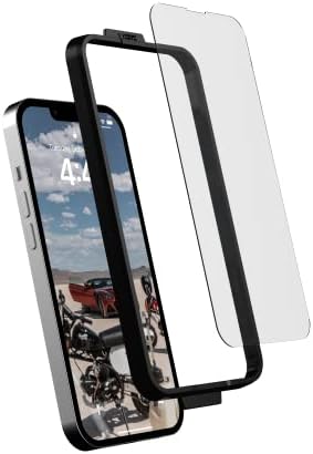 URBAN ARMOR GEAR UAG iPhone 14 Case 6.1 civilni maslina - kompatibilan sa MagSafe zaštitni poklopac & amp; 6.1 Premium kaljeno staklo štit Plus zaštitnik ekrana paket set