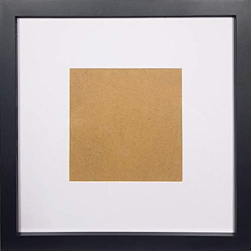FUNTRESS 10x10 okvir za slike kvadratni drveni sa 5x5 prostirkom za Galarno zidno vješanje ili stolni Set