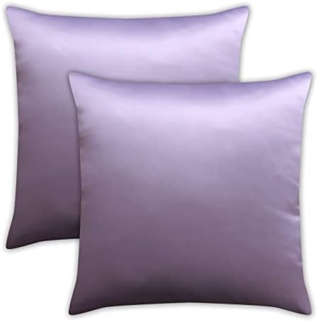 CRAFTBOT HEEQUALNI SATIN bacanje jastuka za bacanje - Sage Green - set od 2-16x16 ukrasni jastuk - sa oblogom i zatvaračem sa zatvaračem