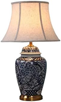 WSSBK stolna svjetiljka, moderna domaća umjetnost deco stolna svjetiljka, lanu lampicu tkanine, pogodno za dnevni boravak, spavaću