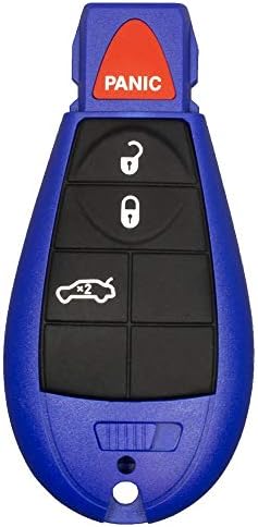 1 novi plavi ulaz bez ključa 4 dugmeta za daljinsko pokretanje Privezak za automobil M3n5wy783x, IYZ-C01C za 300 challenger Charger
