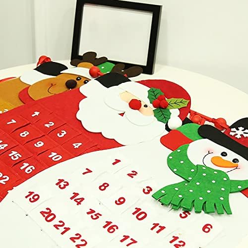 AFEIDD Božić dekoracije atmosfera krpom privjesak snjegović Jelena kalendar privjesak kalendar ukrasi Swinging Pig Car Hanging Ornament