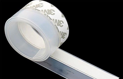 Tbwhl tuš vrata donje brtveni traka silikonska gumena zaptivna naljepnica 16 stopa prozirna (35 mm)