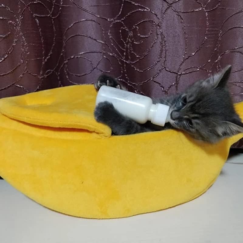 Banana mačka krevet kuća Banana štene jastuk odgajivačnica Warmcat zalihe mat kreveti mačke mačići
