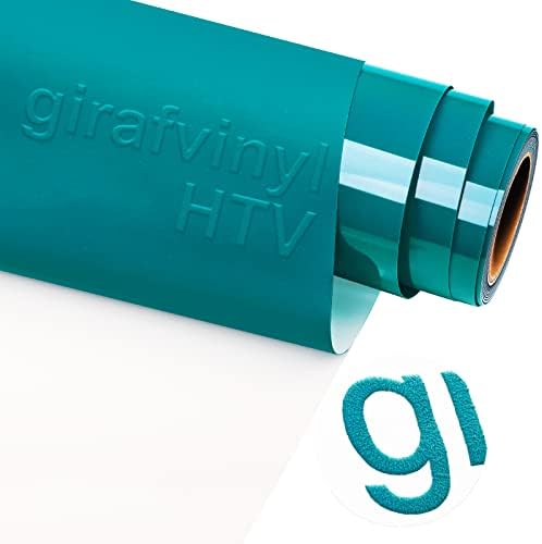 Girafvinyl 3D lisnato toplotni transfer Vinyl 10 x 4ft aqua htv željezo vinil pjene HTV za DIY majicu i tkaninu