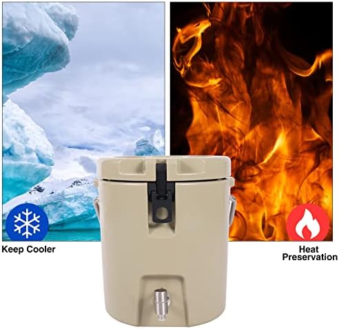 REDCAMP 2.1 galon Rotomolded drinker Cooler, prijenosni bokal za ledenu vodu za kampiranje sa čepom i ručkom, izolirani ledeni sanduk