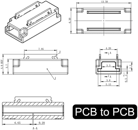 MALIGAZA 5mm COB LED traka brzi konektor, ne-žičani priključni ugao bez lemljenja za PCB širine 5mm, 10kom konektor + 5kom žica +