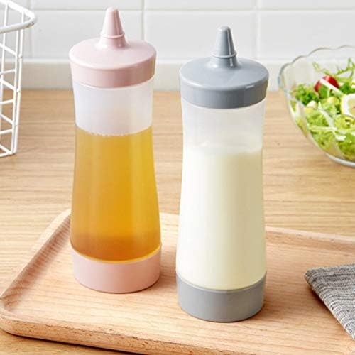 Cabilock 3pcs Plastic Squeeze Bottles Condiment boce sa poklopcima dozatori za kečap senf Mayo ljuti umaci maslinovo ulje Bbq set