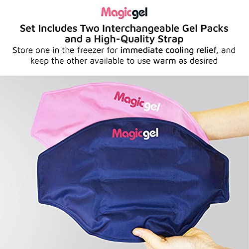 Magic Gel toplotna kapa za dubinsko kondicioniranje i 2 x paket leda za ublažavanje bolova u leđima
