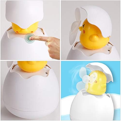 1 Pc USB punjivi Dječiji ventilator prijenosni crtani film Chick Silence Kreativni Mini ventilator kućni dekor za proslavu zabave