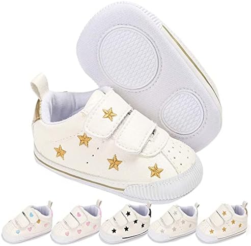 KKIIDDSS UNSEX Baby Boys Girls PU kožne cipele Dojenčad Toddler Visoko vrhunsko čipka u podizanju na mekim silarskim tenisicama Anti skid novorođenče prve šetnje cipele
